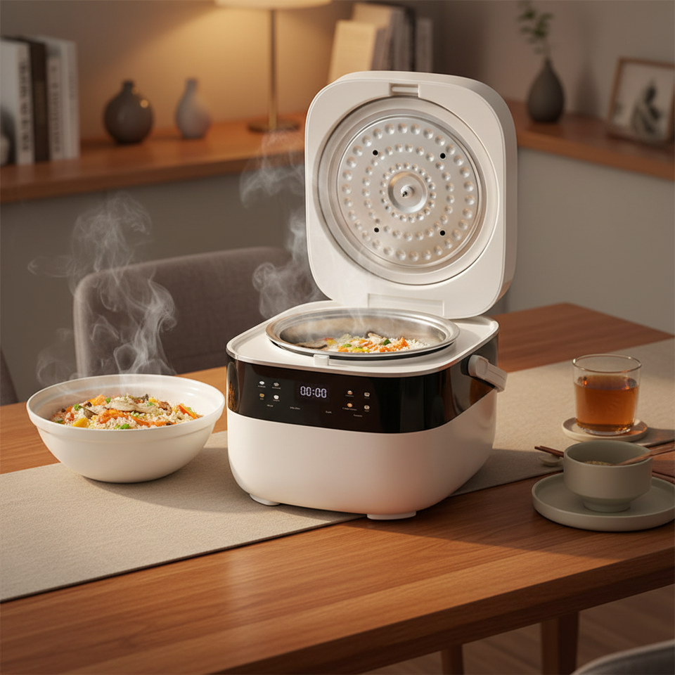 Rice Cooker 3L AI-powered Voice Control + Bluetooth or Touchscreen ...