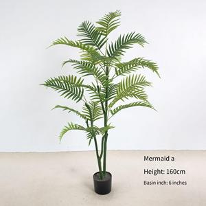 Cây cọ nhân tạo chất lượng cao, bền, chống tia UV, cảm giác tự nhiên, chiều cao 80cm-180cm, dùng trang trí sân vườn trong nhà/ngoài trời, tiệc tùng - Product Image 1