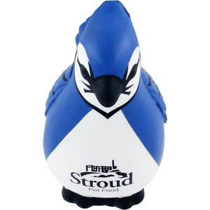 Balle anti-stress en PU personnalisée de haute qualité avec logo Blue Jay / Anti-stress Blue Jay / Jouet anti-stress Blue Jay - Product Image 6