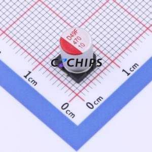 Condensador Sólido SMD SVF1AM471E09E00RAXXX, D6.3xL9mm (Capacitancia: 470uF) (Precisión: 20%) (Voltaje Nominal: 10V) - Product Image 1