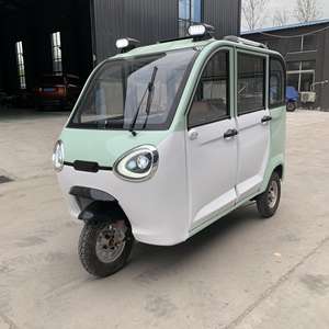 Triciclo Eléctrico de Carrocería Cerrada Fabricado en China, de Alta Velocidad, con 3 Asientos, para Transporte de Pasajeros y Uso Doméstico - Product Image 5