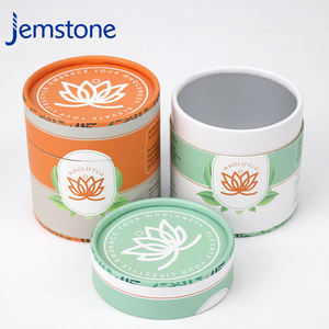 Empaque de Tubo de Cartón Reciclado Biodegradable y Ecológico con Estampado en Caliente para Café/Té, Tamaño Personalizable - Product Image 5