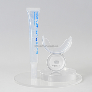 Kit Sbiancante per Denti con Timer Intelligente Rosso-Blu, 32 LED, Ricarica Magnetica Wireless, Approvato CE/CPSR/SGS, con Penna Gel da 25 ml <span class=keywords><strong>Pro</strong></span> - Product Image 6