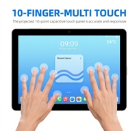 Machine à écran tactile capacitif tout-en-un pour moniteur Android intégré de 13.3 pouces pour restaurant de magasin de banque
