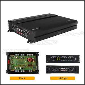 Amplificador de Audio para Auto de 12V CC y 9900 Vatios, 4 Canales, Altavoz Estéreo con Bajos, Amplificador de Audio para Auto de Alta Potencia, Subwoofer - Product Image 6