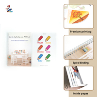 Ensemble de cahiers à spirales souples, joli cahier d'exercices, bloc-notes à spirales pour fournitures scolaires, cadeau de rentrée scolaire pour enfants