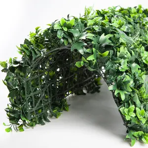 تصميم جديد من ZC نمط غابة نبات اصطناعي رأسي معلق على الحائط عشب أخضر مخصص خامة بلاستيكية للديكور المنزلي