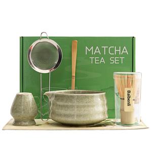 NEWELL Exclusif Ensemble de Cérémonie du Thé de la Dynastie <span class=keywords><strong>Song</strong></span> en Céramique Verte Matcha, comprenant Bol à Matcha et Support pour Fouet à Thé, Cent Pièces - Product Image 5