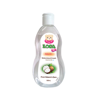 Huile de Coco 500ml pour Bébé, Soin Quotidien, Huile de Massage pour Bébé, Marque Privée, Vente en Gros, OEM, Prix Bas, Échantillons Gratuits