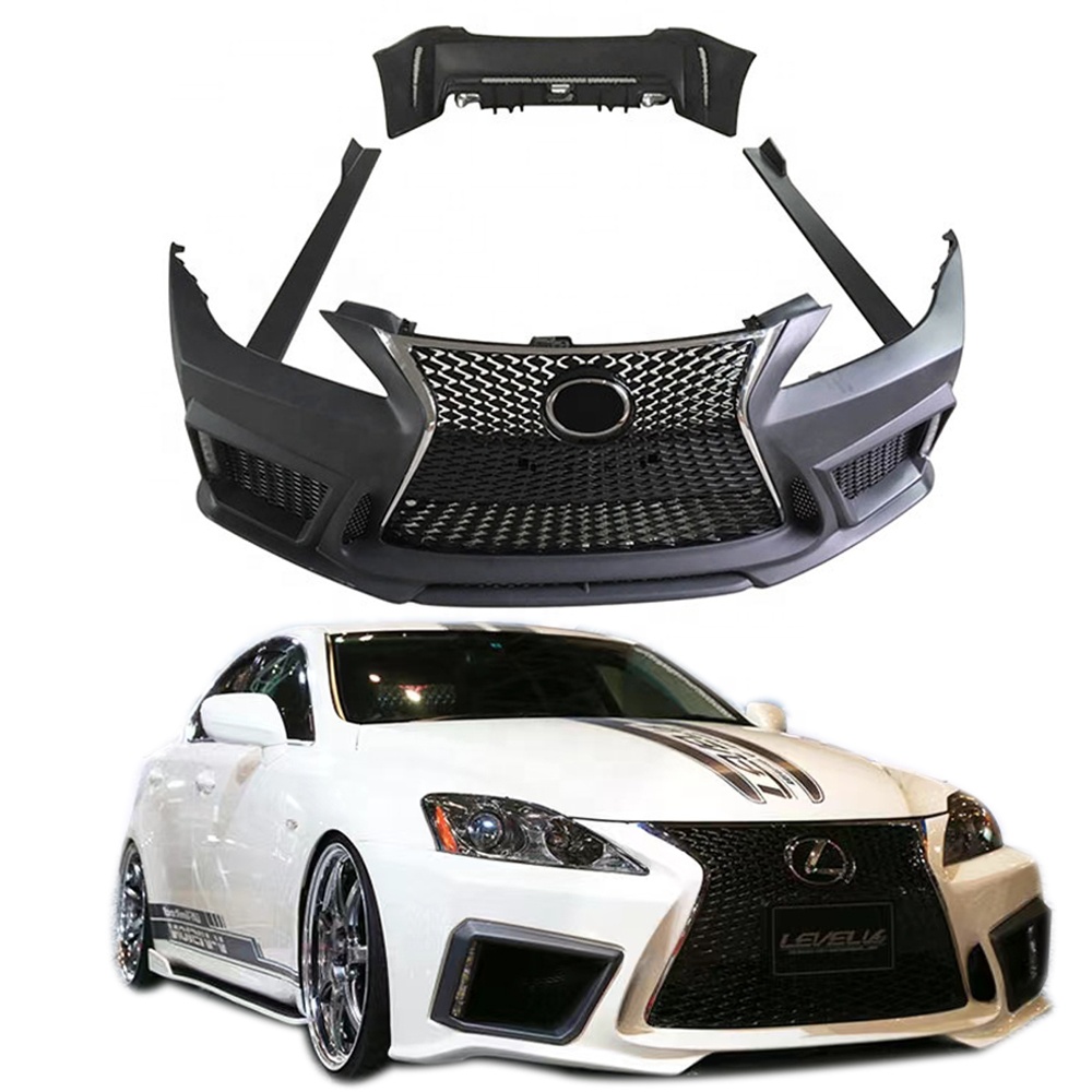 2006-2012年式レクサスIS250用V-visionスタイルフロントバンパー