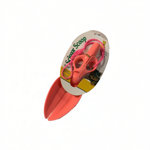 Scissor Scoop Pet Waste Cleaner Pink Plastic 6Pcs Pack For Dogs Cats Outdoor Use - Product Image 1