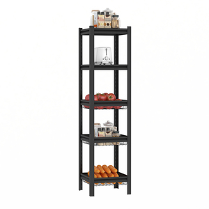 Estantería Metálica Independiente con Cestas Extraíbles, Ruedas con Freno y Ajustable para Almacenamiento en Cocina - Product Image 5