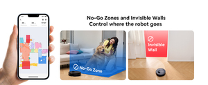 Aspirateur robot Q8 2-en-1 avec navigation LDS, serpillière humide et sèche, nettoyage automatique intelligent pour hôtel et maison, filtre, batterie - Product Image 5