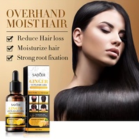 Minyak Rambut Ekstrak Jahe Alami, Memperkuat Akar Rambut, Melembapkan Rambut Rusak untuk Pria & Wanita