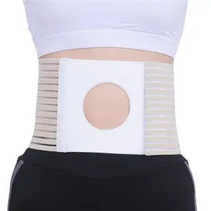Pengikat pendukung perut tombol perut, pengikat pendukung perut dengan bantalan kompresi sabuk <span class=keywords><strong>Hernia</strong></span> umbilikal ergonomis untuk pria dan wanita - Product Image 1