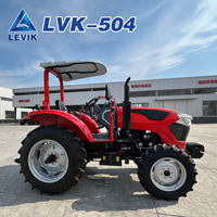 Tracteur agricole compact haute performance 50 CV, tracteur agricole à roues certifié Euro 5 CE EPA pour travaux de riziculture et de labour