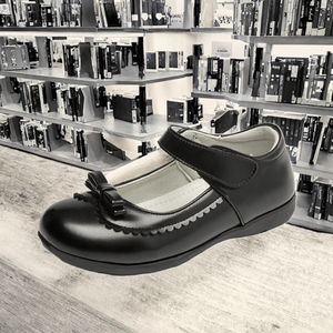 Mocasines de Cuero Genuino para Niñas, Zapatos Casuales Escolares Negros y Blancos de Alta Calidad para Estudiantes, Otoño, Verano, Invierno - Product Image 3