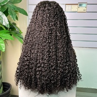 Peluca Glueless SDD Pixie Curly 5*5, Super Double Drawn, Vietnam, 100% Cabello Humano, Peluca de Lujo