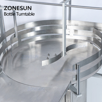 ZONESUN ZS-LP600Z Automatischer Runddreh-Flaschenentwirrer für Plastik- und Glasflaschen, Glasflaschen-Sortier-Drehtisch, Zuführtisch
