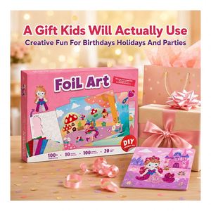 Kit d'autocollants DIY grande capacité avec feuilles arc-en-ciel, cartes thème animaux et châteaux, jouet de voyage pour enfants - Product Image 3