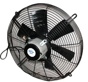 Ventilador axial à prova de explosão para fazenda, ventilador à prova de fogo com lâminas de metal de 20 polegadas 550 W