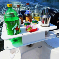 AromaNano Planche à découper pour bateau Caddy Organisateur Bar Ultimate Marine Cup Porte-bouteille Accessoires de navigation Boîte en carton antirouille