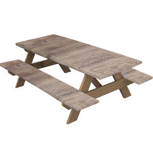 Housses de table et de banc de pique-nique de camping ajustées et élastiques de 72x30 pouces 3pcs ensembles floraux Undas Para Mesas De pique-nique et de bancos - Product Image 3