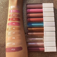 Vente en gros de gloss à lèvres brillant imperméable sans logo, 20 couleurs, effet scintillant, haute qualité, végan, effet repulpant, gloss à lèvres brillant