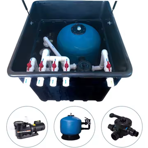 Sistema de Filtro para <span class=keywords><strong>Piscina</strong></span> Portátil y Duradero y Unidad de Cloración Salina |   Kit de Purificación de Agua para Piscinas Enterradas de Alta Resistencia - Product Image 1