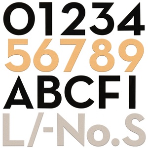 Acrylique 75mm numéro de <span class=keywords><strong>maison</strong></span> extérieur lettres auto-adhésives appartement numéros de porte autocollants plaque signe boîte aux lettres 3 pouces - Product Image 2