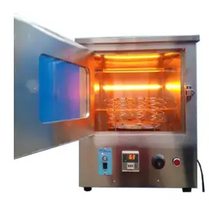 2024 diskon CE disetujui penjualan laris penggunaan rumah komersial 8 buah mesin roaster oven kerucut pizza tertutup sepenuhnya