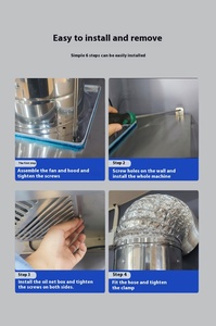 Nieuw Binnen 7Inch Keukenafzuigventilator 600*310Mm 220-240V Rookafzuigventilator - Product Image 6