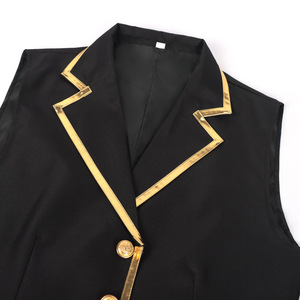 Costume da Principe <span class=keywords><strong>Medievale</strong></span> per <span class=keywords><strong>Uomo</strong></span>, Gilet con Bordi Dorati, Camicia con Volant Vintage, Abito Formale da Festa Serale in Stile Vittoriano - Product Image 6