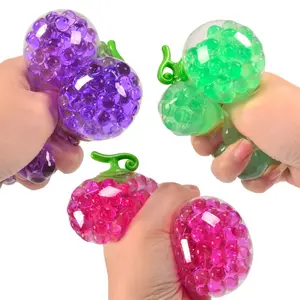 Rich Toys OEM Mainan Grape Water Beads Autistic Children Sensory Squeeze Toys