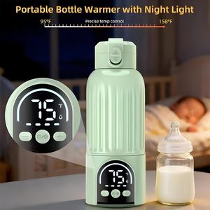 แก้วน้ำร้อนพกพาไร้สายสำหรับชงนมผงและอุ่นนมที่บ้านและระหว่างเดินทาง - Product Image 5