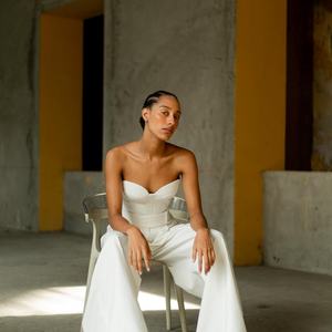 Monos de una pieza sin tirantes, de pierna ancha y holgados, personalizados y a la moda para mujer (OEM) - Product Image 3