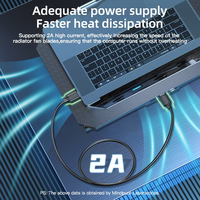 Mindpure Cable Extensor de Datos Mini USB 3.0 Macho a Macho de 0.5m 1m 1.5m 2m 3m, Accesorios de Computadora para Impresoras