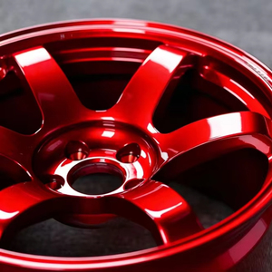 Glanzend rode diepe concave gesmede lichtmetalen velgen <span class=keywords><strong>16</strong></span> 17 19 19 20 inch monoblock racevelgen voor personenauto's - Product Image 5