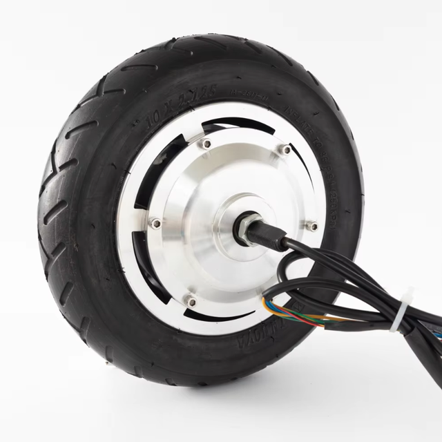 Professional 12/48V 500W 10-inch Brushless Permanent Magnet Gearless DC Hub Motor IP66 for Electric Bicycles Wheelchairs Etc