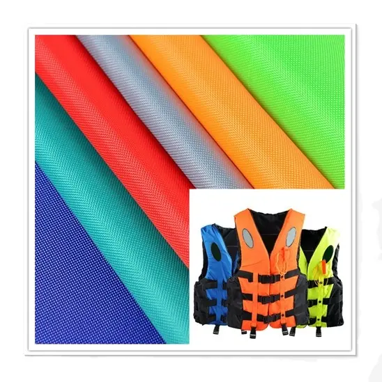 Mochila de tela oxford para chaleco salvavidas, bolsa y equipaje, colores personalizados, 100% poliéster, impermeable, 210D/290D/300D/420D/600D/900D