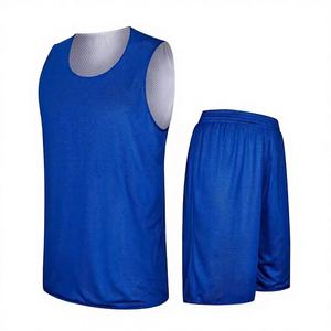 Uniforme de basket-ball unisexe pour adultes, écologique, en polyester recyclé, tissu durable, sans manches, vêtements de sport verts, 180g, toutes saisons - Product Image 1