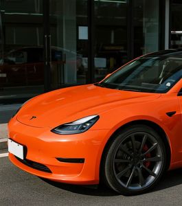 Film de covering automobile PVC intégral haute qualité, vente directe usine, super brillant, <span class=keywords><strong>orange</strong></span> vif, effet changeant de couleur, protection UV/IR - Product Image 2