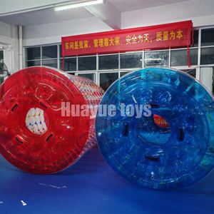 HUAYUE parque acuático colorido al aire libre 2,2*2M rodillo de agua inflable juegos flotantes <span class=keywords><strong>rueda</strong></span> rodante para adultos y niños - Product Image 3