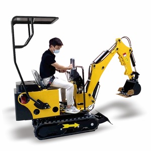 Miniexcavadora de cadenas de 1 tonelada de potencia de excavación para huertos, invernaderos y construcción en interiores - Product Image 5