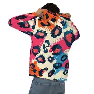 Sudadera con cremallera para hombre con Imagen personalizada y bolsillo, Sudadera con capucha antiarrugas con bordado 3D y bordado de toallas con patrón sólido - Product Image 3