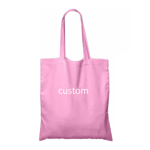 Bolsas de lona personalizadas al por mayor con logotipo, bolsas de compras de colores, bolsas de lona de algodón puro - Product Image 4