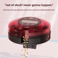 Distributeur automatique de nourriture pour aquarium à piles, en acier inoxydable, contrôlé par minuterie, pour pêcheurs âgés - Appareil intelligent pour la maison