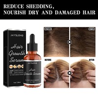 Jaysuing Serum Rambut Pria Wanita, Serum penguat pertumbuhan cepat, akar rambut, Pelembab padat