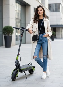 Scooter Eléctrico de Dos Ruedas Onesport de China, 250W, Batería de Litio de 10AH, Impermeable, Plegable, Híbrido Urbano - Product Image 2