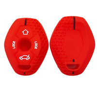 Housse de clé en silicone à 3 boutons pour E90 E60 E46, protection de clé à distance pour BMW